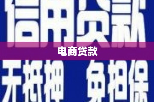 环江电商贷款