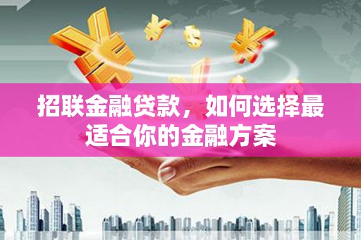 吐鲁番招联金融贷款，如何选择最适合你的金融方案