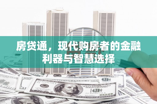 岳西房贷通，现代购房者的金融利器与智慧选择