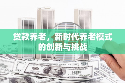 灵石贷款养老，新时代养老模式的创新与挑战