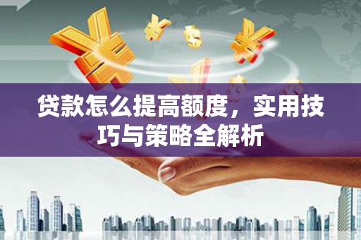 玛家贷款怎么提高额度，实用技巧与策略全解析