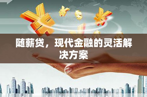 鱼峰随薪贷，现代金融的灵活解决方案