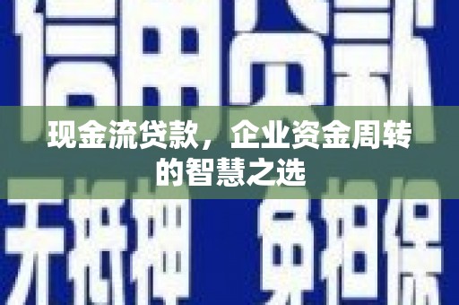 龙江现金流贷款，企业资金周转的智慧之选