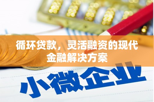 钦北循环贷款，灵活融资的现代金融解决方案