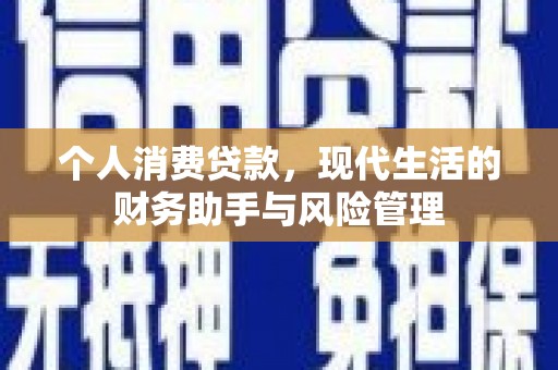 新店个人消费贷款，现代生活的财务助手与风险管理